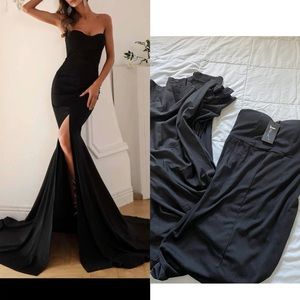 Formal Black Mermaid Dress